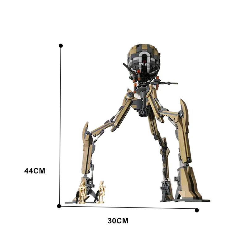 GOBRICKS MOC 99809 Octuptarra Magna tri-droid - YWOBB