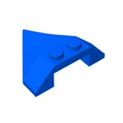 GOBRICKS GDS-1076 Wedge 4 x 4 Pointed - YWOBB