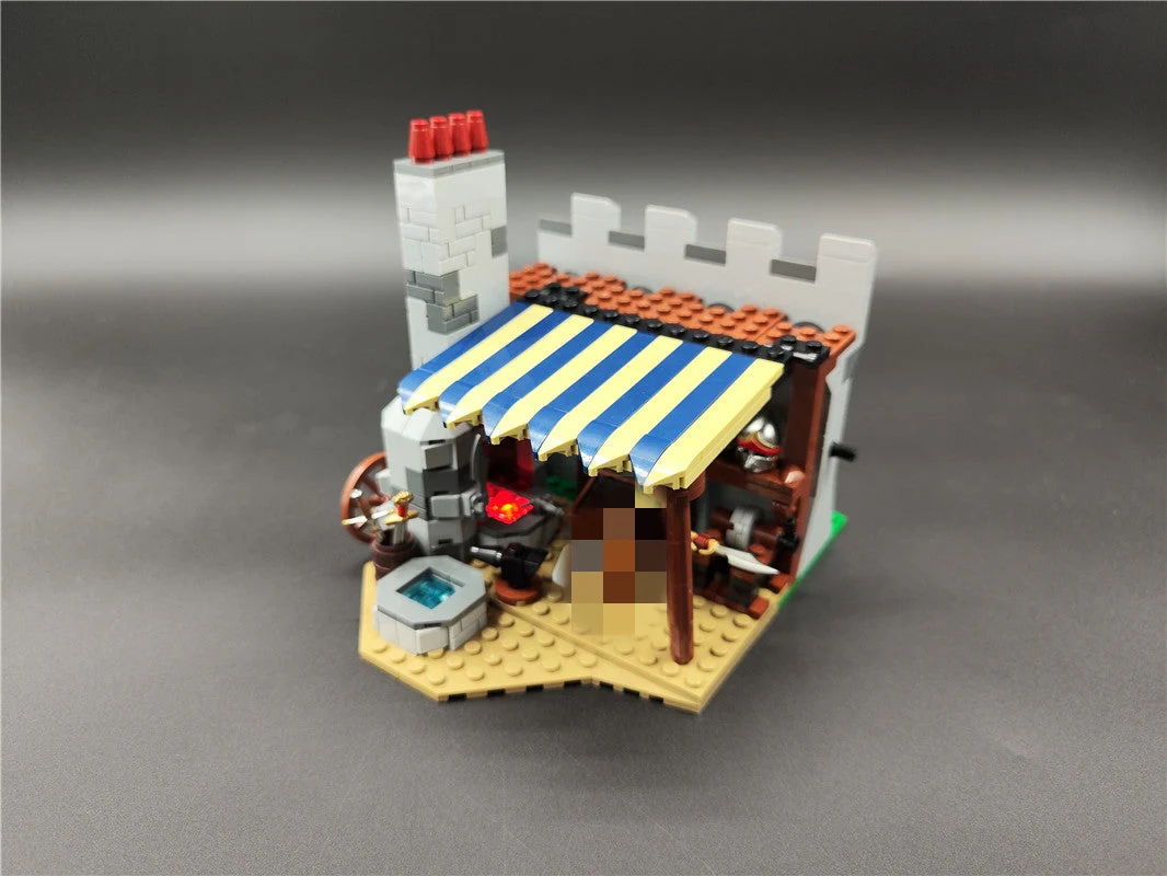 YOURBRICKS 40001 Medival Modular Blacksmith MOC 83224 - YWOBB