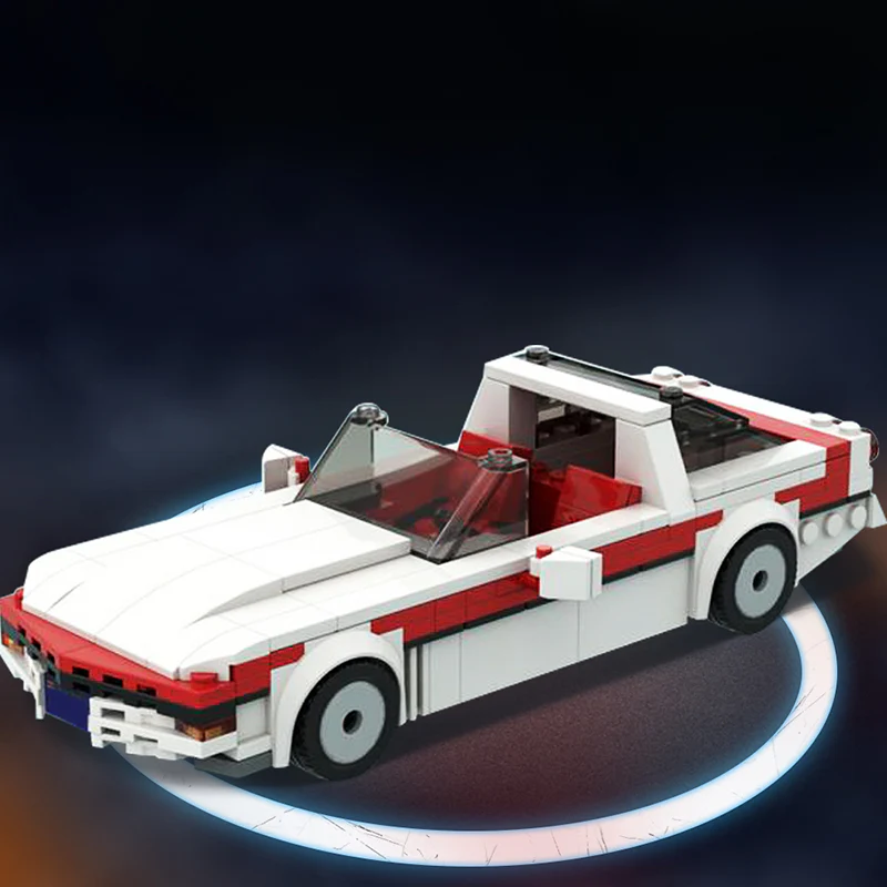 GOBRICKS MOC 67749 The A-Team Chevrolet Corvette C4 - YWOBB