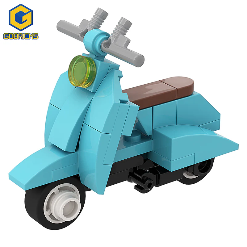 GOBRICKS MOC A0163Y01 05 Fresh Motorcycle Sheep - YWOBB