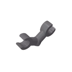 GOBRICKS GDS-1215 Arm Skeleton, Bent with Clips - YWOBB