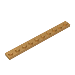 GOBRICKS GDS-507 Plate 1 x 10 - YWOBB