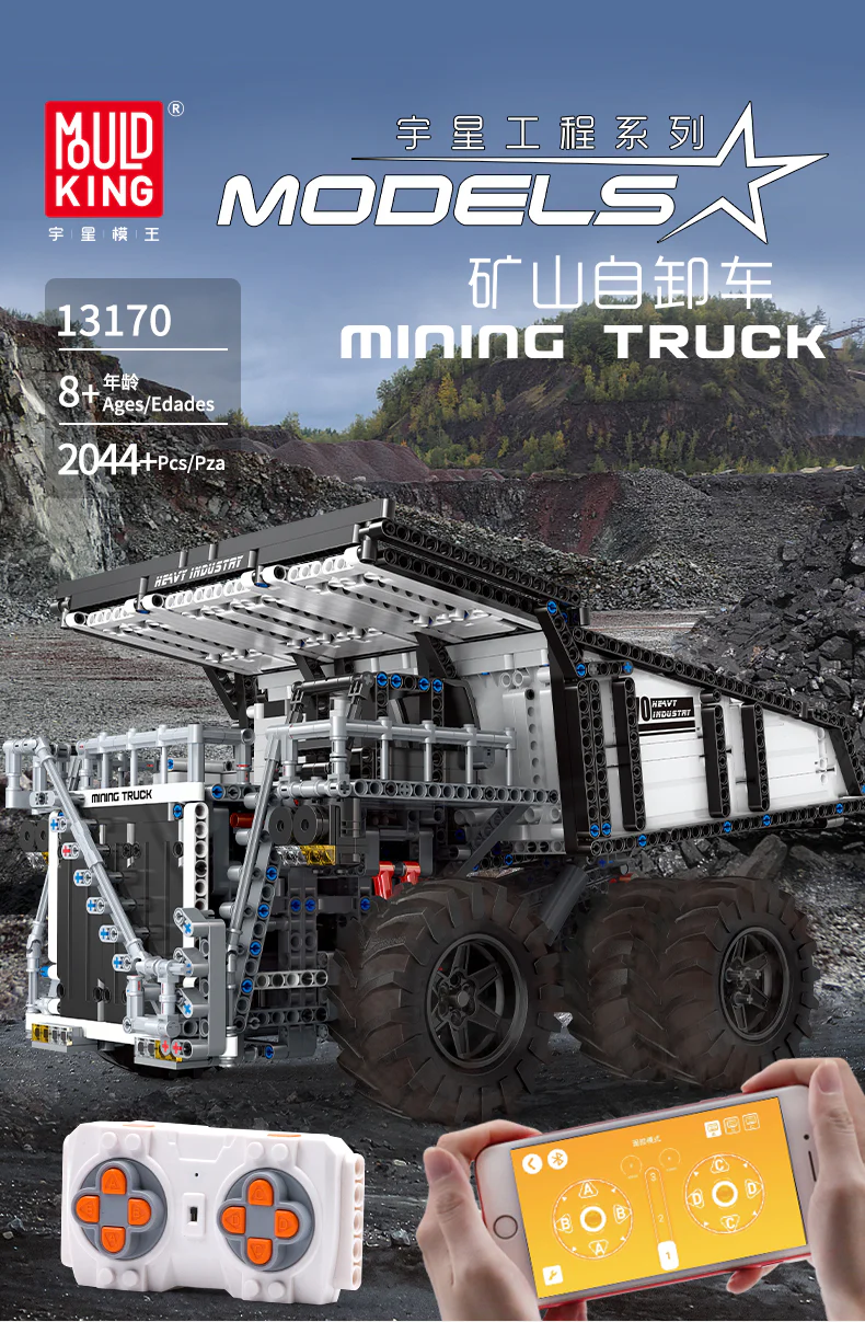 Mould King 13170 Mining Truck - YWOBB