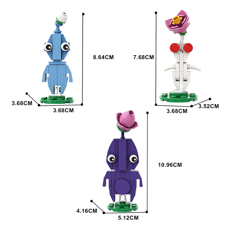 GOBRICKS MOC A1078Y02 Pikmin 02 - YWOBB
