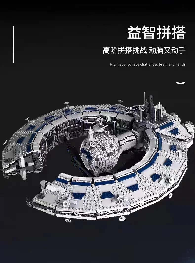 Mould King 21008 Trade Federation Battleship OVP US Warehouse Version - YWOBB