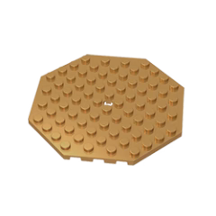 GOBRICKS GDS-840  Modified 10 x 10 Octagonal with Hole - YWOBB