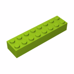 GOBRICKS GDS-544 Brick 2 x 8 - YWOBB