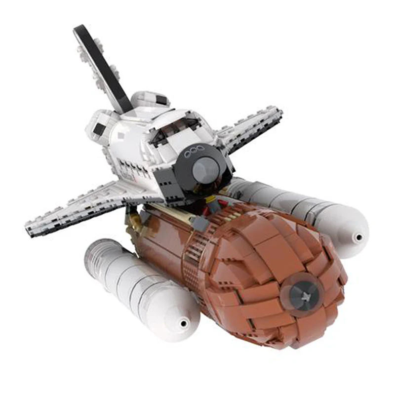 GOBRICKS MOC 46228 Space Shuttle (1:110 Scale) - YWOBB