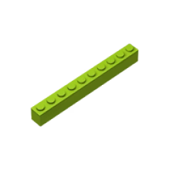 GOBRICKS GDS-537 Brick 1 x 10 - YWOBB