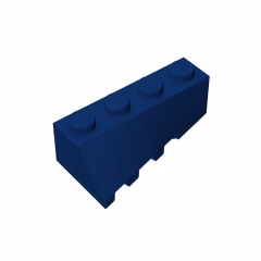 GOBRICKS GDS-1167 Wedge 4 x 2 Sloped Right - YWOBB