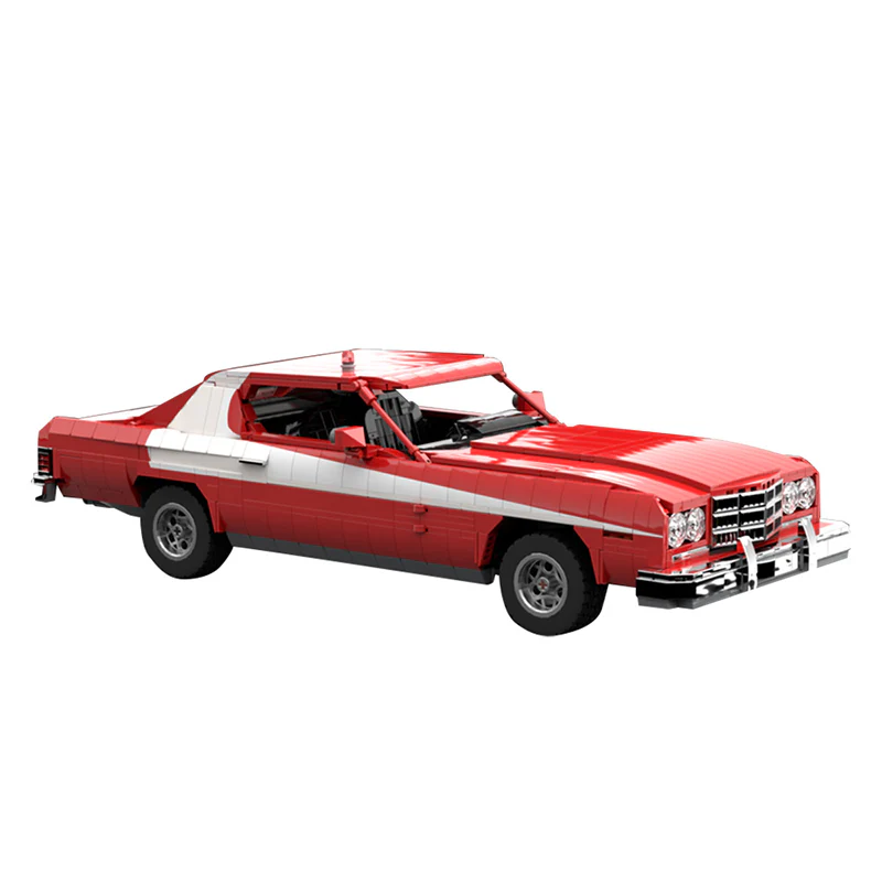 GOBRICKS MOC 99377 ord Gran Torino 1975 Starsky & Hutch V2.1 - YWOBB