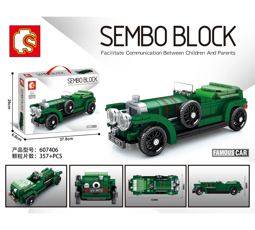 SEMBO 607404 - 607407 Classic Cars - YWOBB