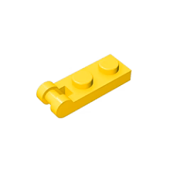 GOBRICKS GDS-646 Modified 1 x 2 with Bar Handle on End - Closed Ends - YWOBB