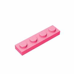 GOBRICKS GDS-504 Plate 1 x 4 - YWOBB