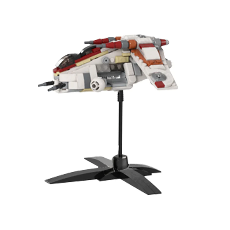 GOBRICKS MOC 124405 star plan republic gunship - YWOBB