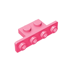 GOBRICKS GDS-638 Bracket 1 x 2 - 1 x 4 with Rounded Corners - YWOBB
