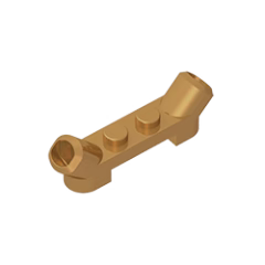 GOBRICKS GDS-1197 Modified 1 x 4 with Angled Tubes - YWOBB