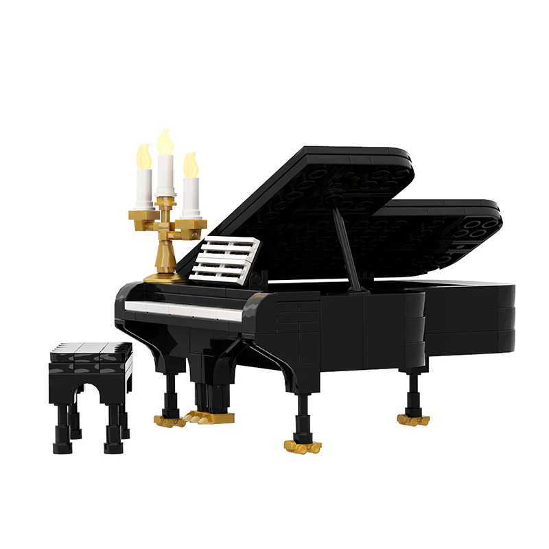 GOBRICKS MOC A0835Y02 Piano (black) - YWOBB