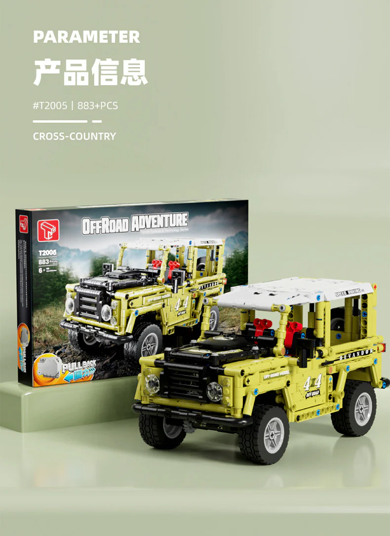 TGL T2001-2005 Pull Back Jeeps - YWOBB