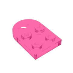 GOBRICKS GDS-846  Modified 2 x 3 with Hole - YWOBB