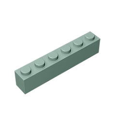 GOBRICKS GDS-535 Brick 1 x 6 - YWOBB