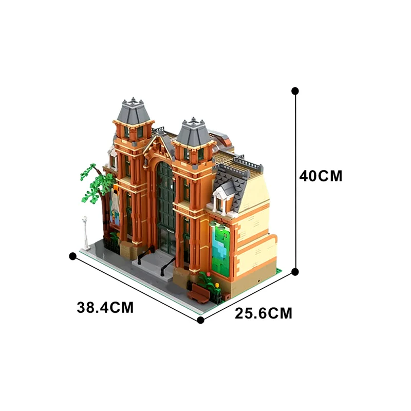 GOBRICKS MOC 165027 Natural History Museum London Inspired - YWOBB