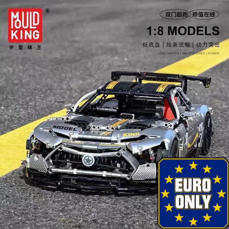 Mould King 13126 AMG GT R Silver OVP EU Warehouse Version - YWOBB