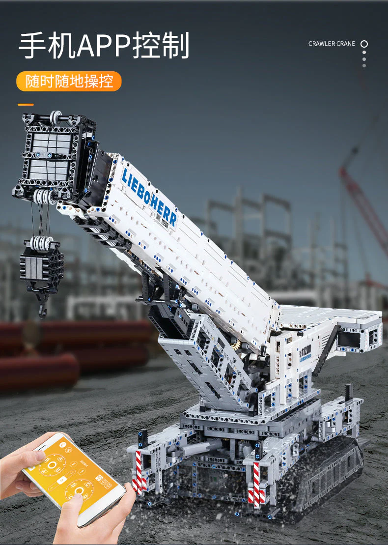 Mould King 17002 Crawler Crane 11200 OVP EU Warehouse Version - YWOBB