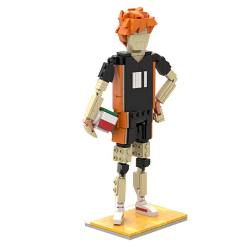 GOBRICKS MOC 126477 Haikyu!! Shoyo Hinata - YWOBB