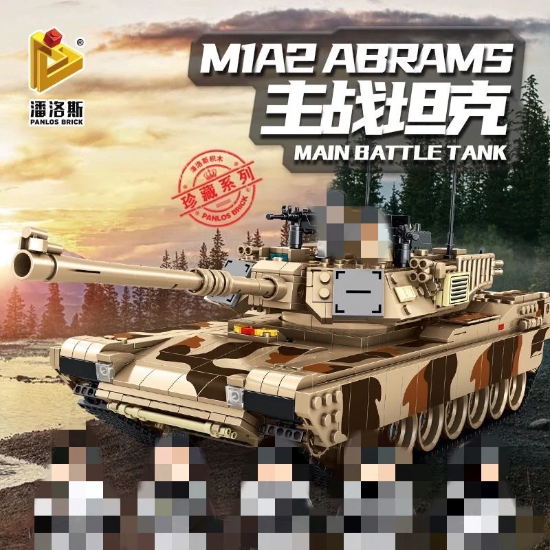 PANLOS 632010 M1A2 Abrams Main Battle Tank - YWOBB