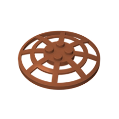 GOBRICKS GDS-1289 Dish 6 x 6 Inverted Webbed - YWOBB