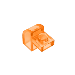 GOBRICKS GDS-654 Curved 2 x 1 x 1 1/3 with Recessed Stud - YWOBB