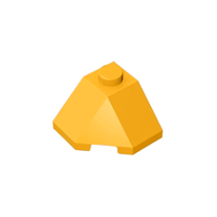 GOBRICKS GDS-802 Wedge 2 x 2 - YWOBB