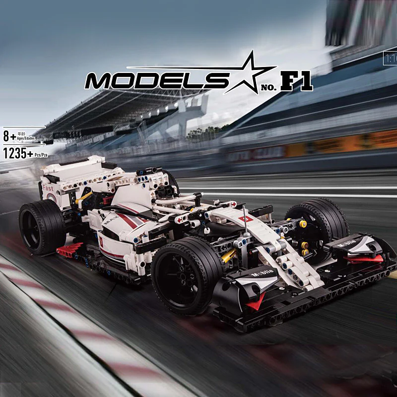 Mould King 13117 F1 Race Car - YWOBB