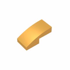 GOBRICKS GDS-656  Curved 2 x 1 - YWOBB