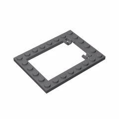 GOBRICKS GDS-845  Modified 6 x 8 Trap Door Frame Horizontal - YWOBB