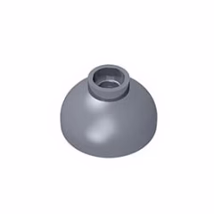 GOBRICKS GDS-1224 Round 2 x 2 Dome Bottom - YWOBB