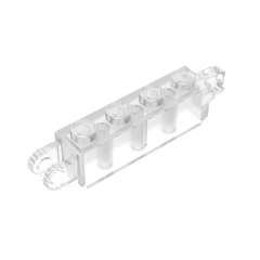 GOBRICKS GDS-1120 Hinge Brick 1 x 4 Locking with 1 Finger Vertical End and 2 Fingers Vertical End, 9 Teeth - YWOBB