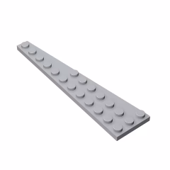 GOBRICKS GDS-707  Plate 12 x 3 Right - YWOBB