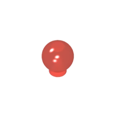 GOBRICKS GDS-90226 Brick, Round 1 x 1 with Ball (Finial) - YWOBB