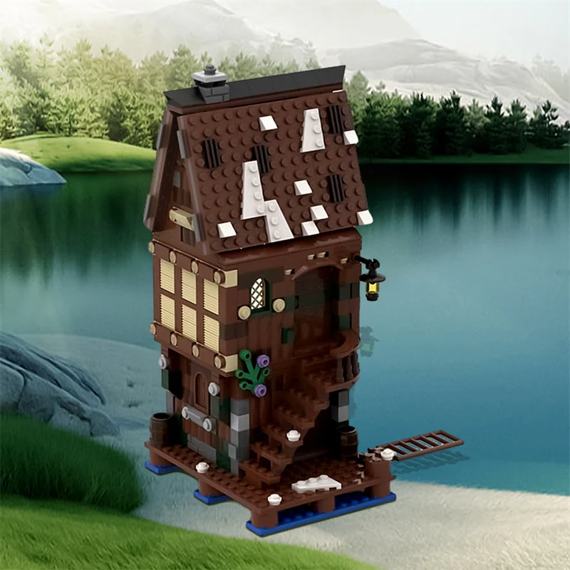 GOBRICKS MOC 146421 House of Bard (Lake town / Esgaroth) - YWOBB