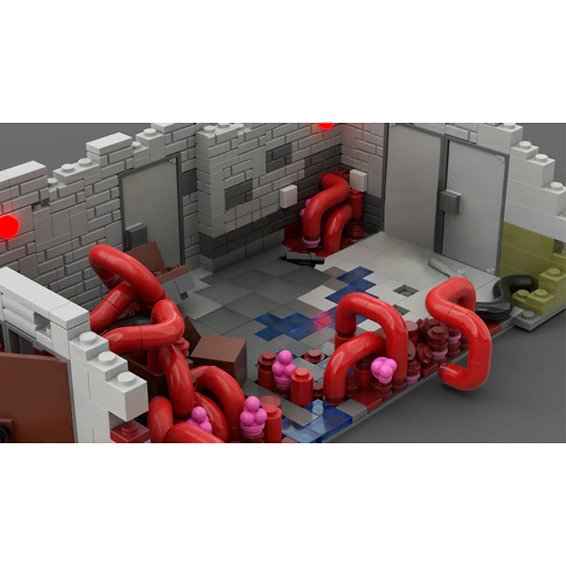 GOBRICKS MOC 48238  TLOU-Minimal-Ellie confronts Nora - YWOBB