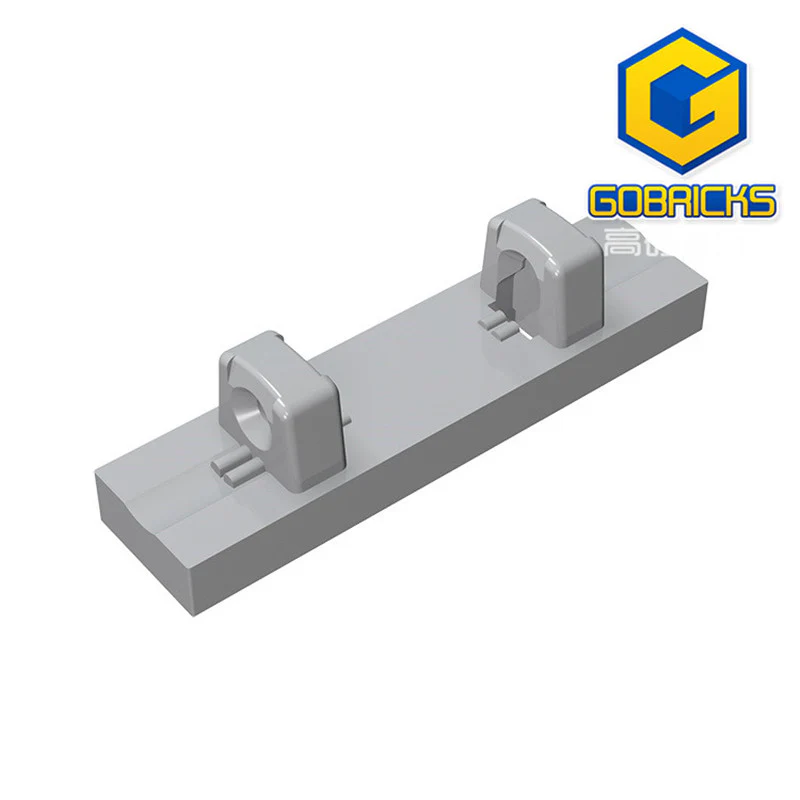 GOBRICKS GDS-1131 Hinge Tile 1 x 4 Locking Dual 1 Fingers on Top - YWOBB