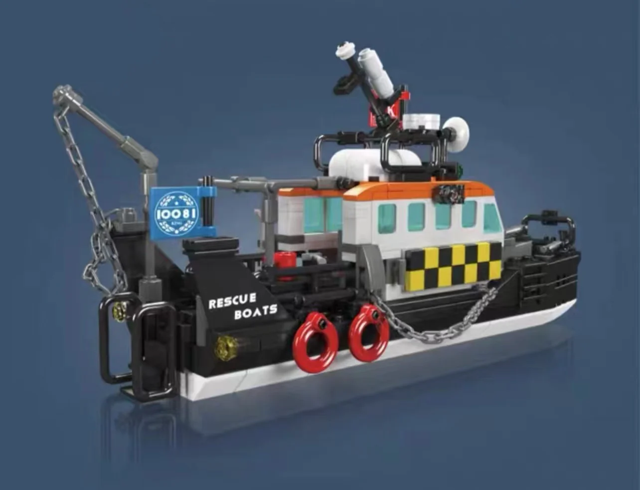 Mould King 10081 multi-purpose lifeboat - YWOBB