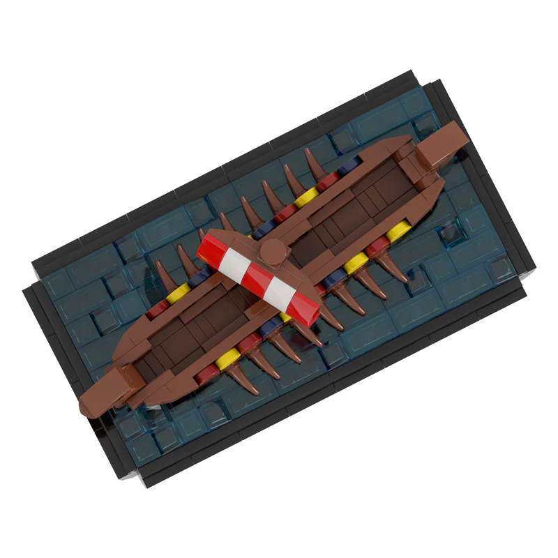 MOC C9157 Small Viking Ship - YWOBB