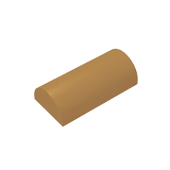 GOBRICKS GDS-1115 Curved 2 x 4 Double - YWOBB