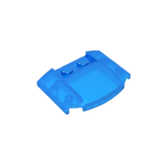 GOBRICKS GDS-1577 Wedge 3 x 4 x 2/3 Triple Curved - YWOBB