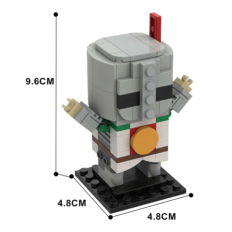 GOBRICKS MOC 35106 Dark Souls: Brickhead Solaire - YWOBB