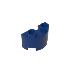 GOBRICKS GDS-90040 Cylinder Half 1 x 2 x 1 - YWOBB